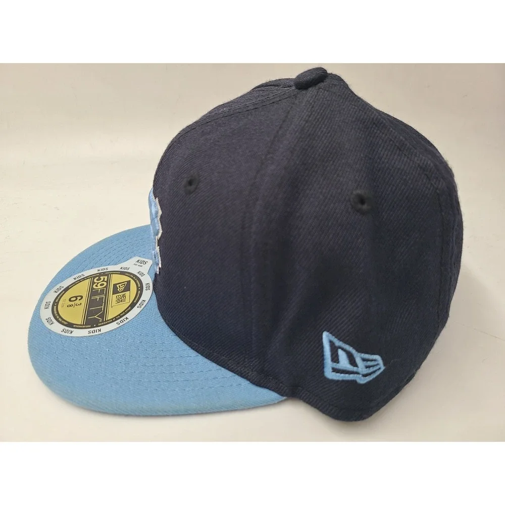 Youth North Carolina UNC Tar Heels New Era 59Fifty Fitted 6 3/8 Hat Cap Boy NCAA